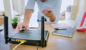 Is a router more secure than a modem?