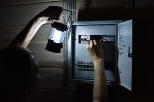 What causes a power blackout?